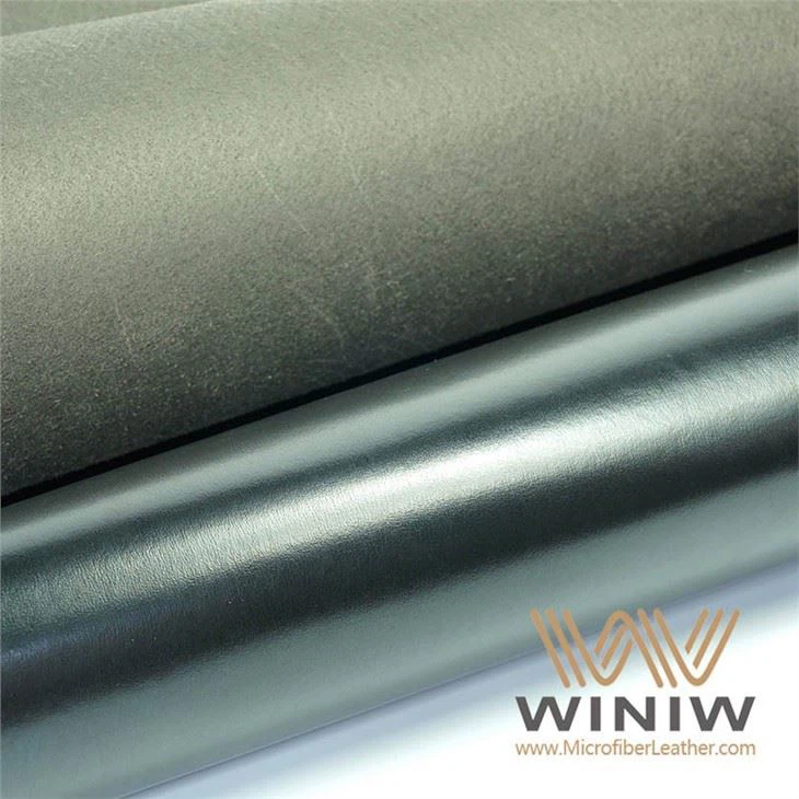 3.5mm 4mm Thick PU Synthetic Belting Leather Material