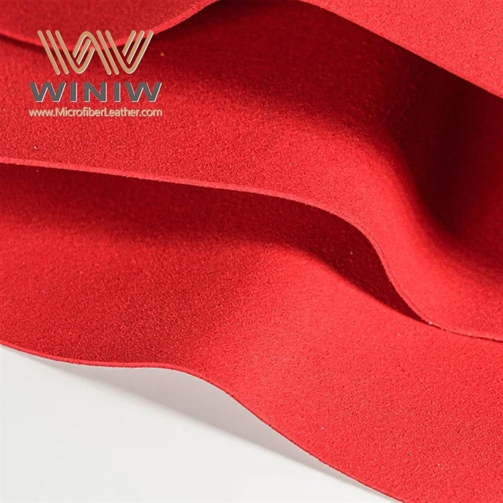 High-end Microfiber Artificial PU Suede Material Fabric For Shoes