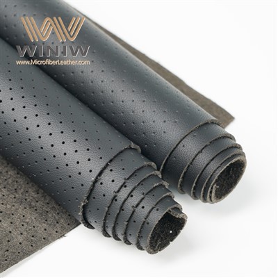 1,4 mm perforuoto mikropluošto audinio imitacija auto oda